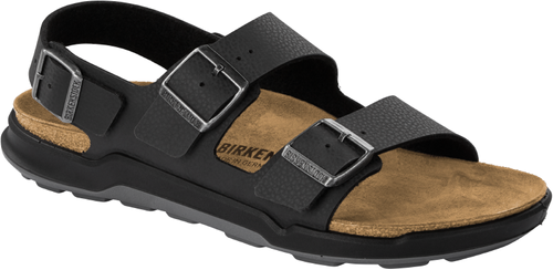 Birkenstock sandal CT Milano Desert Soil Black - Bartel-Shop