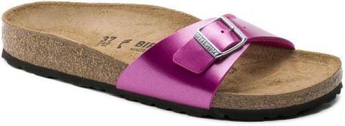 Birkenstock mule Madrid electric metallic magenta - Bartel-Shop