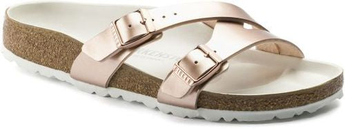 Birkenstock mule Yao Balance electric metallic copper - Bartel-Shop
