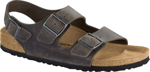 Birkenstock sandal Milano Iron - Bartel-Shop