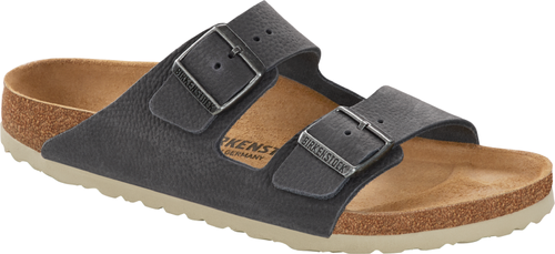 Birkenstock mule Arizona steer soft gray - Bartel-Shop