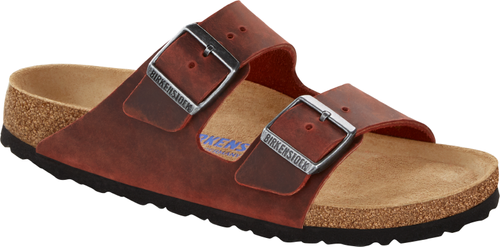 Birkenstock mule Arizona earth red - Bartel-Shop