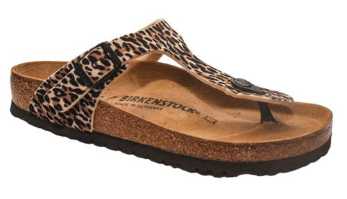 Birkenstock thong Gizeh leo lilly brown-beige - Bartel-Shop