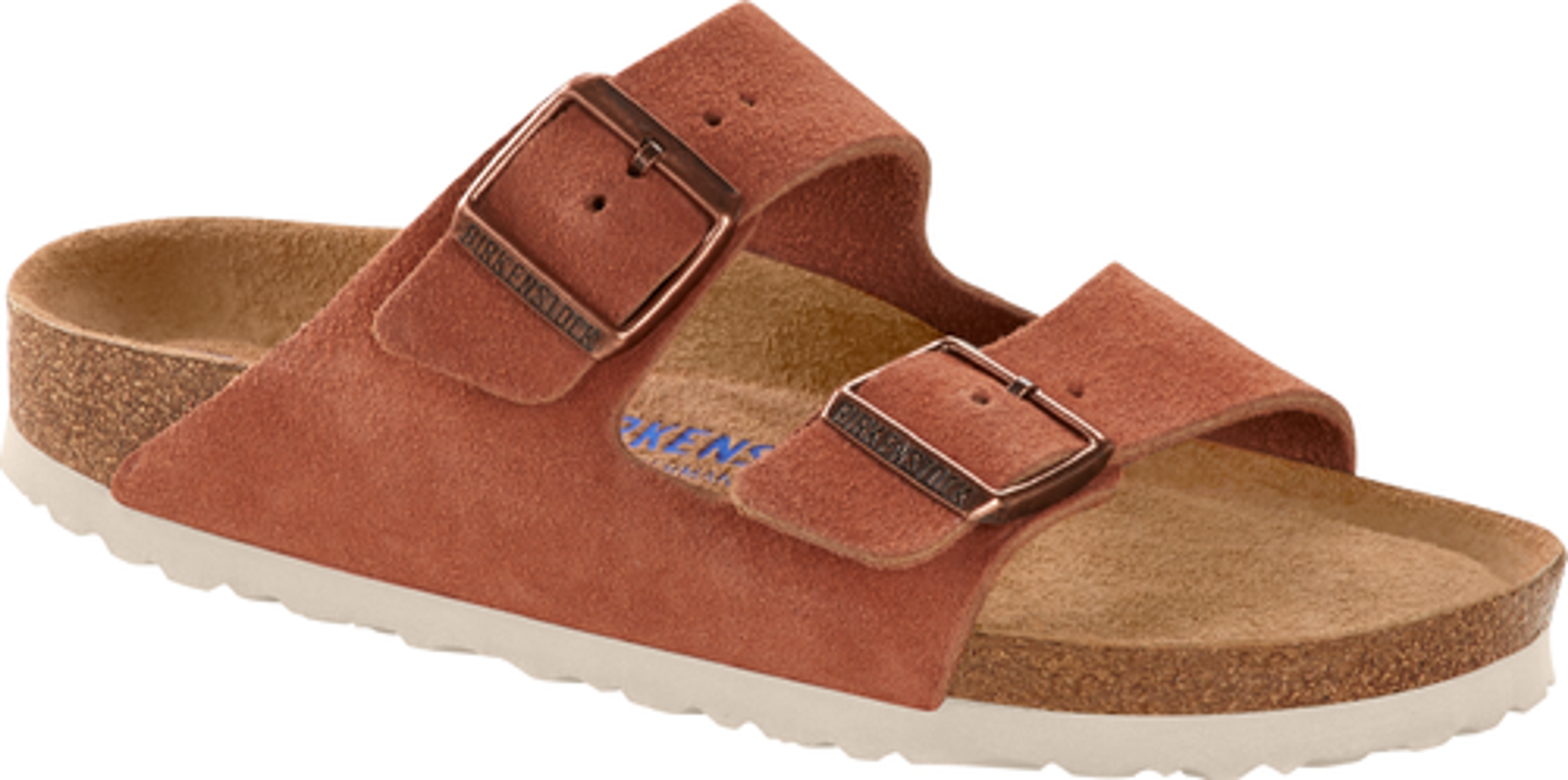 Birkenstock Arizona mules pastel red Suede leather - Bartel-Shop