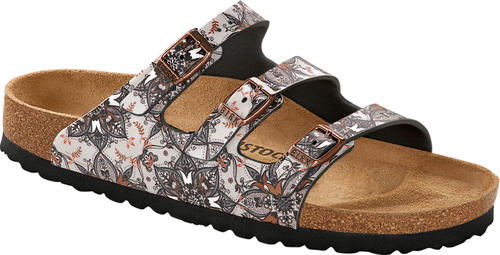 Birkenstock Florida boho flowers navy - Bartel-Shop