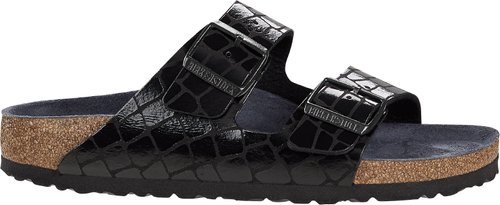 Birkenstock mule Arizona gator glam black - Bartel-Shop