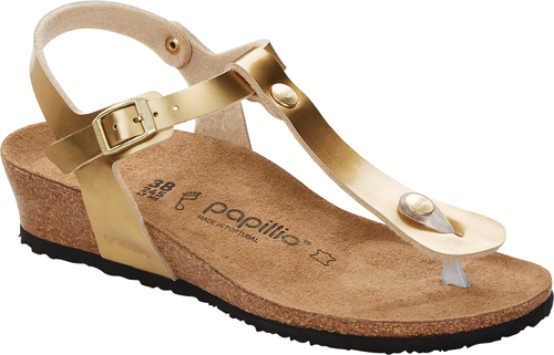 Birkenstock Papillio thong sandal Ashley metallic gold - Bartel-Shop