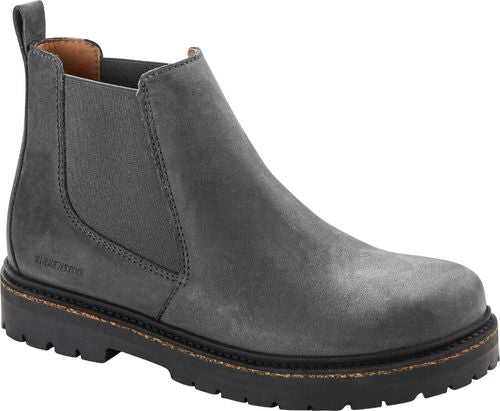 Birkenstock Stalon Mens Womens Boots Ankle Leather adult Black Grey Br