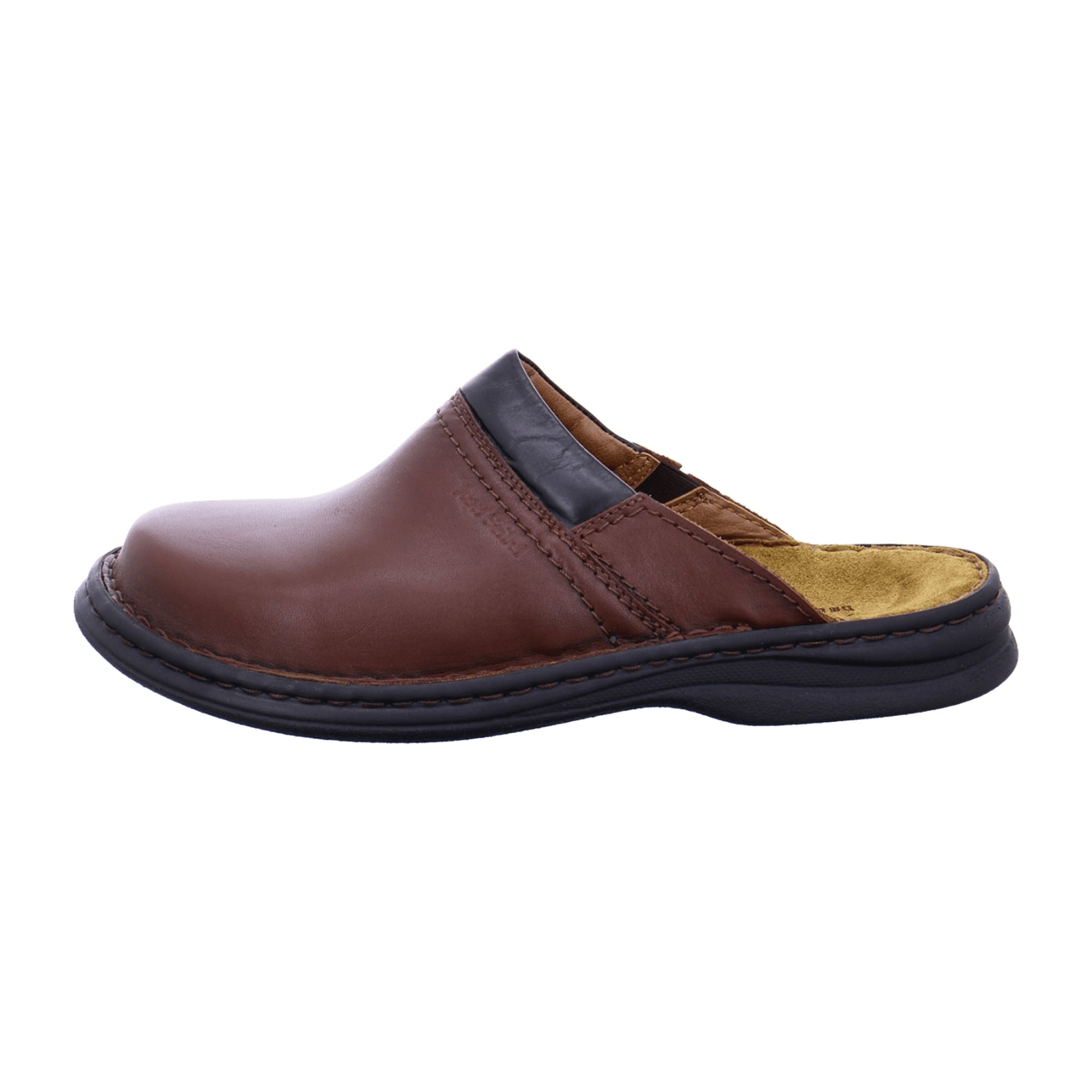Josef Seibel MAX Leather Clogs for Men in Brown