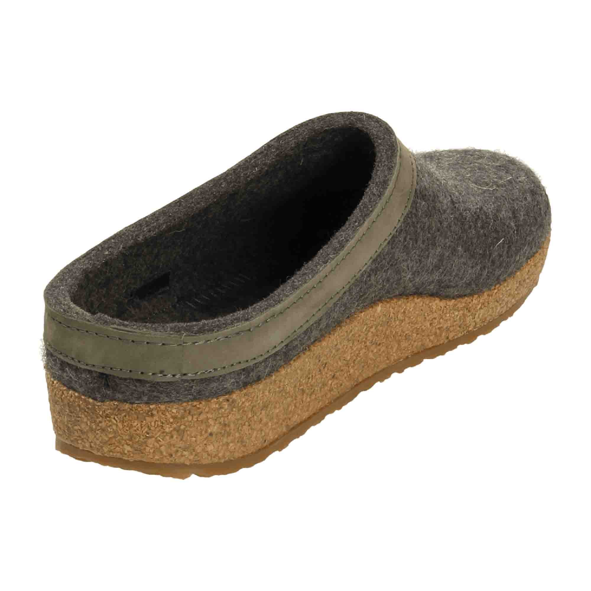 Haflinger Grizzly Torben Slippers for Men in Anthracite Grey - Stylish & Durable