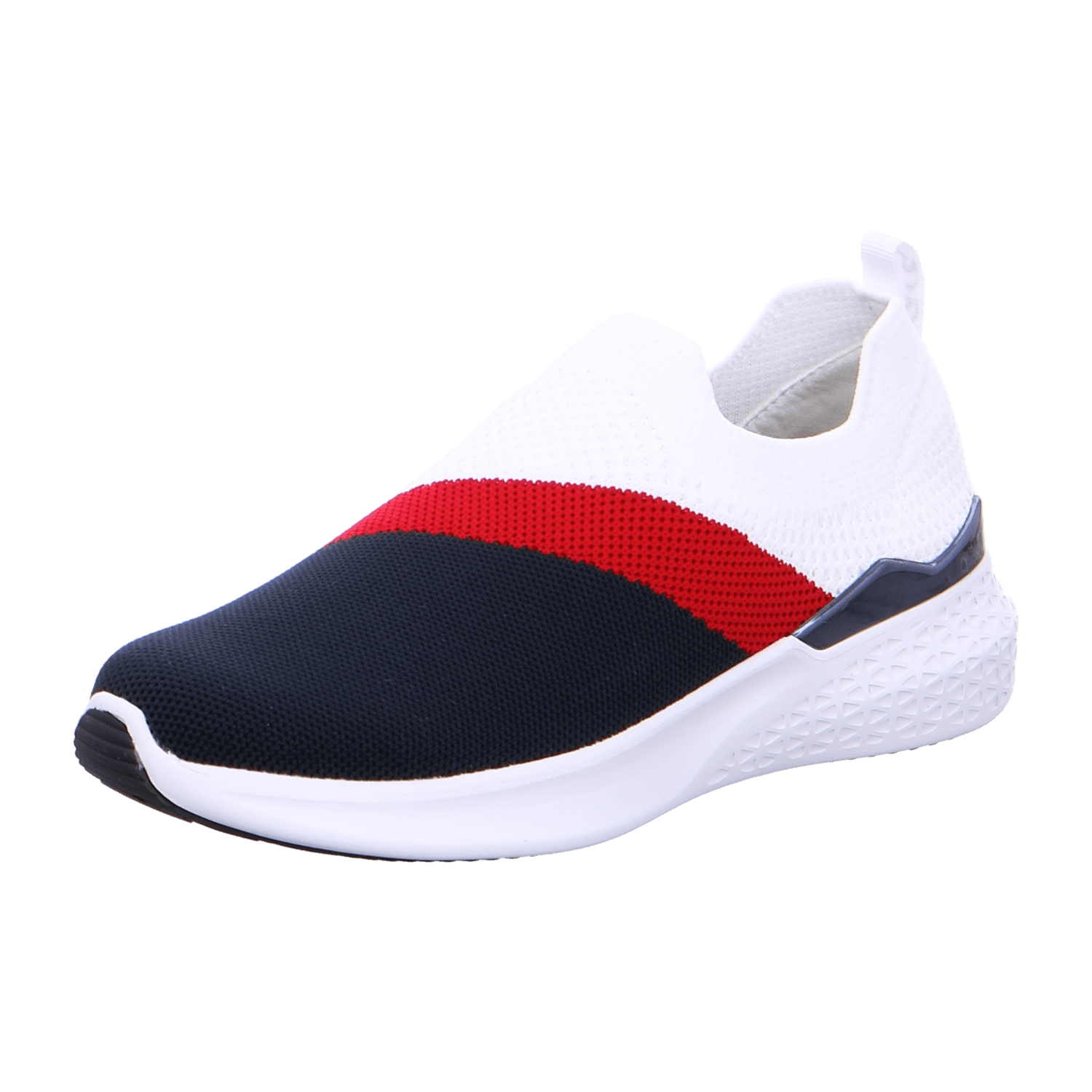 ARA Comfort Slipper Extra Wide Maya HS for Women in Blue Suede Sneaker with Pull-On Closure