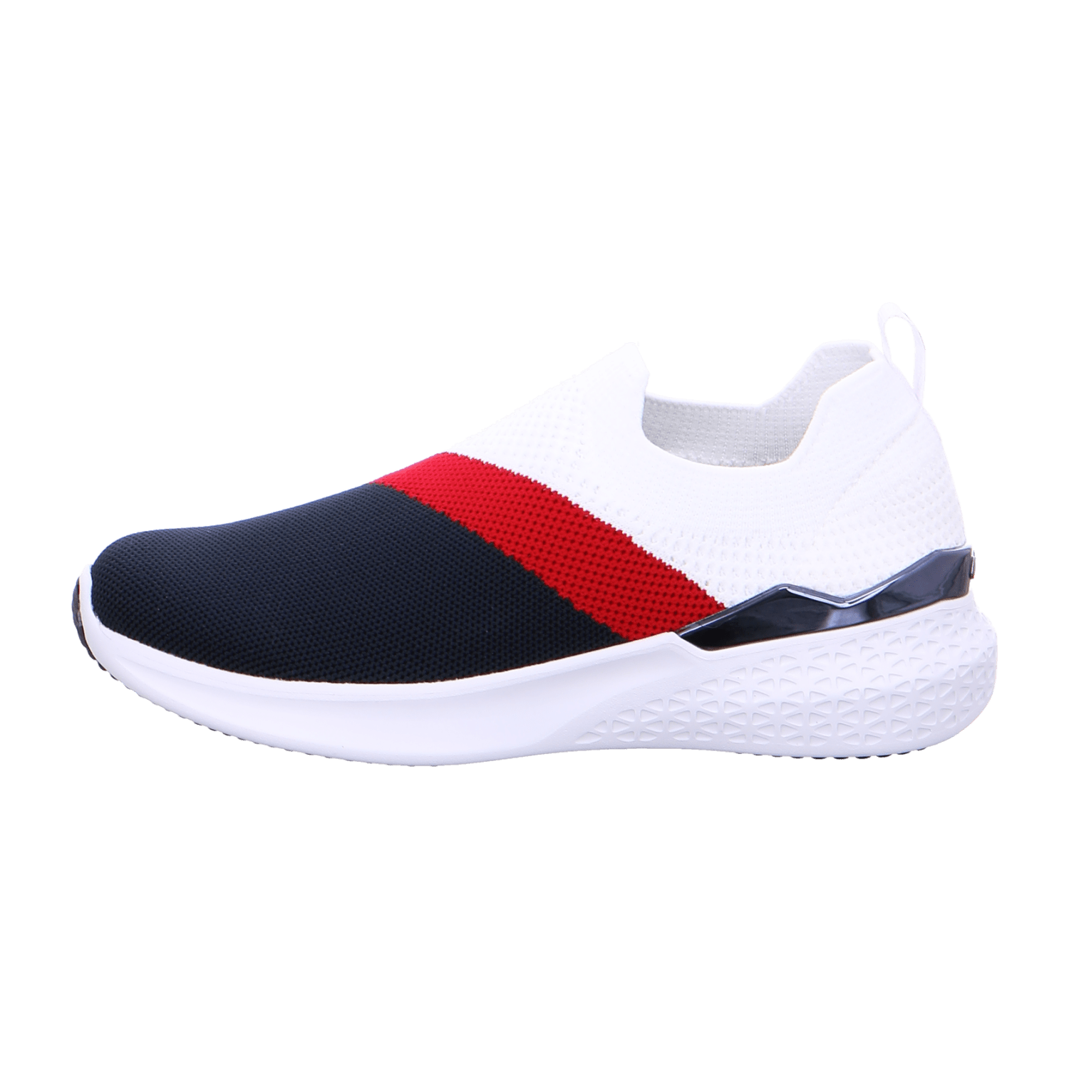 ARA Comfort Slipper Extra Wide Maya HS for Women in Blue Suede Sneaker with Pull-On Closure