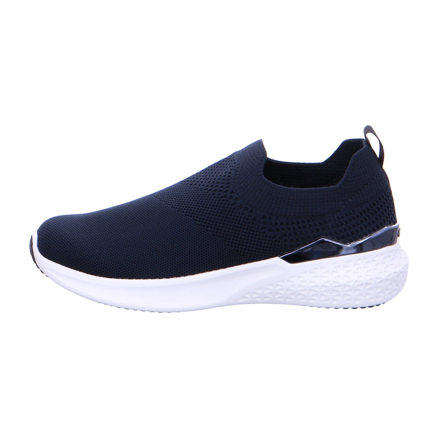 ARA Comfort Slipper Extra Wide Maya HS Sneaker for Women in Blue with Textile Upper and Round Toe