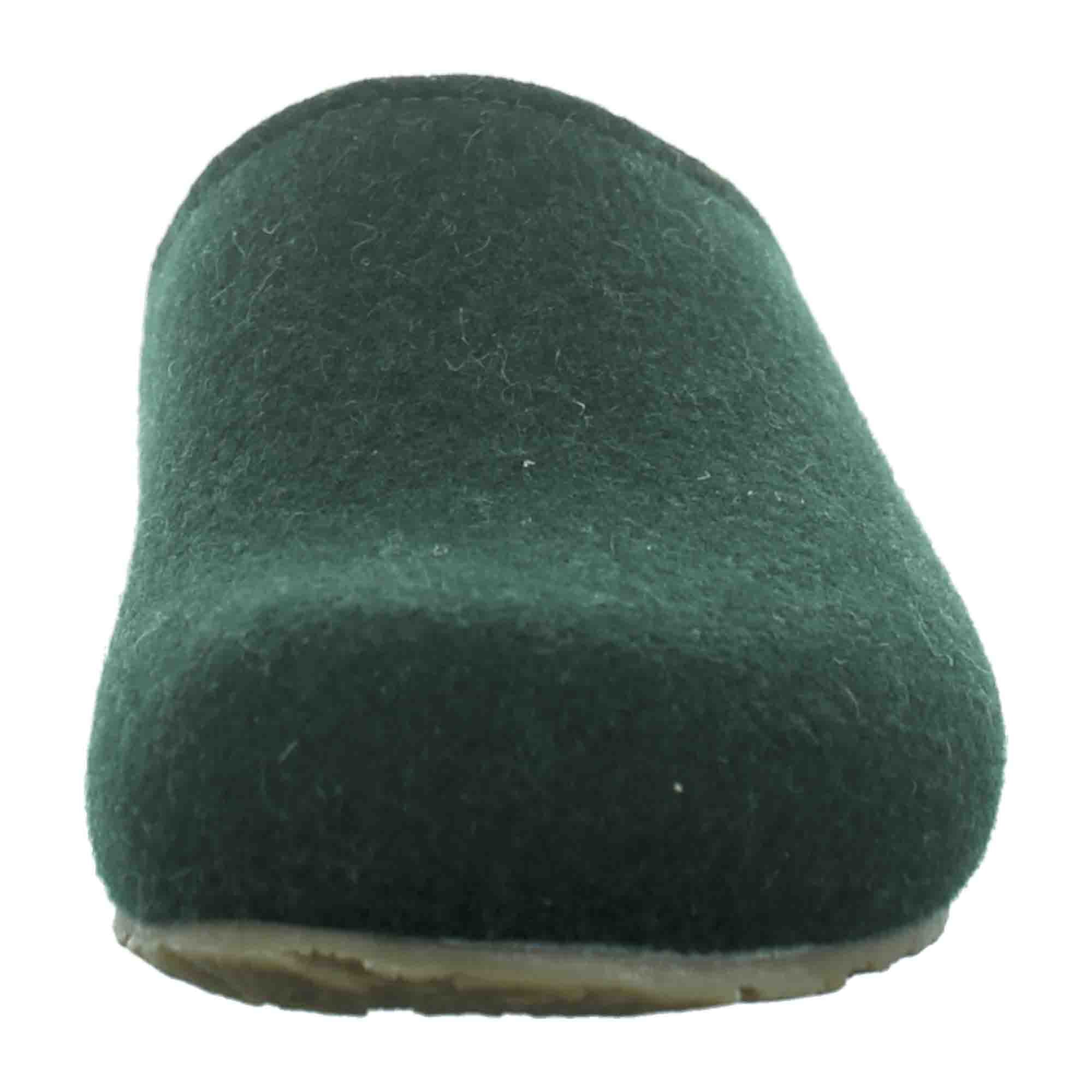 Haflinger Grizzly Michl Men's Wool Clogs, Green - Durable & Stylish