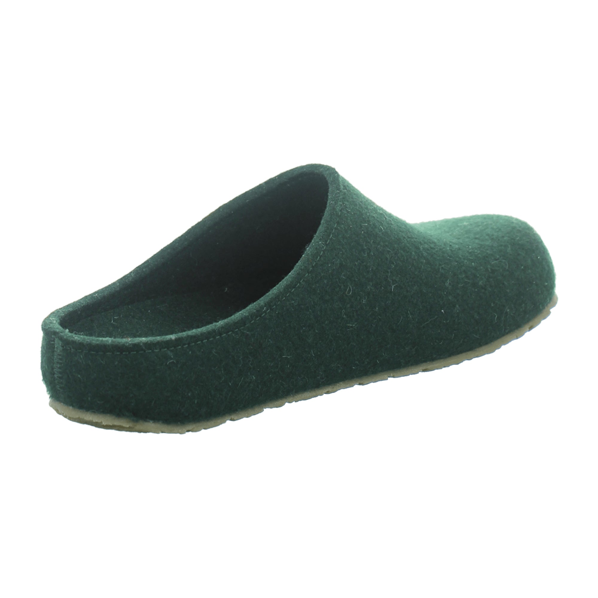 Haflinger Grizzly Michl Men's Wool Clogs, Green - Durable & Stylish