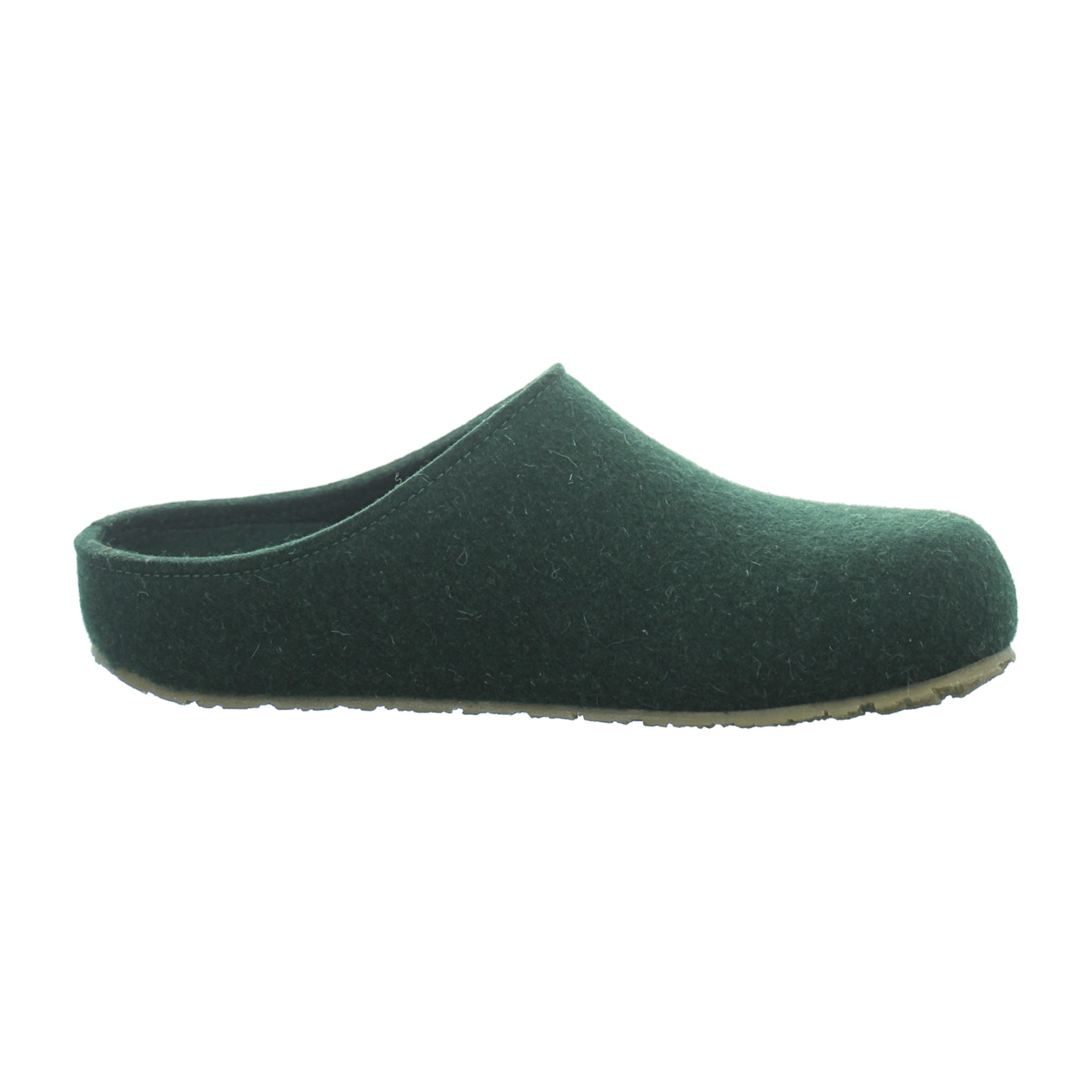 Haflinger Grizzly Michl Men's Wool Clogs, Green - Durable & Stylish