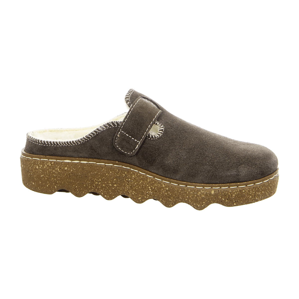Rohde Women's Brown Slippers with Buckle and Removable Insole - Bartel-Shop