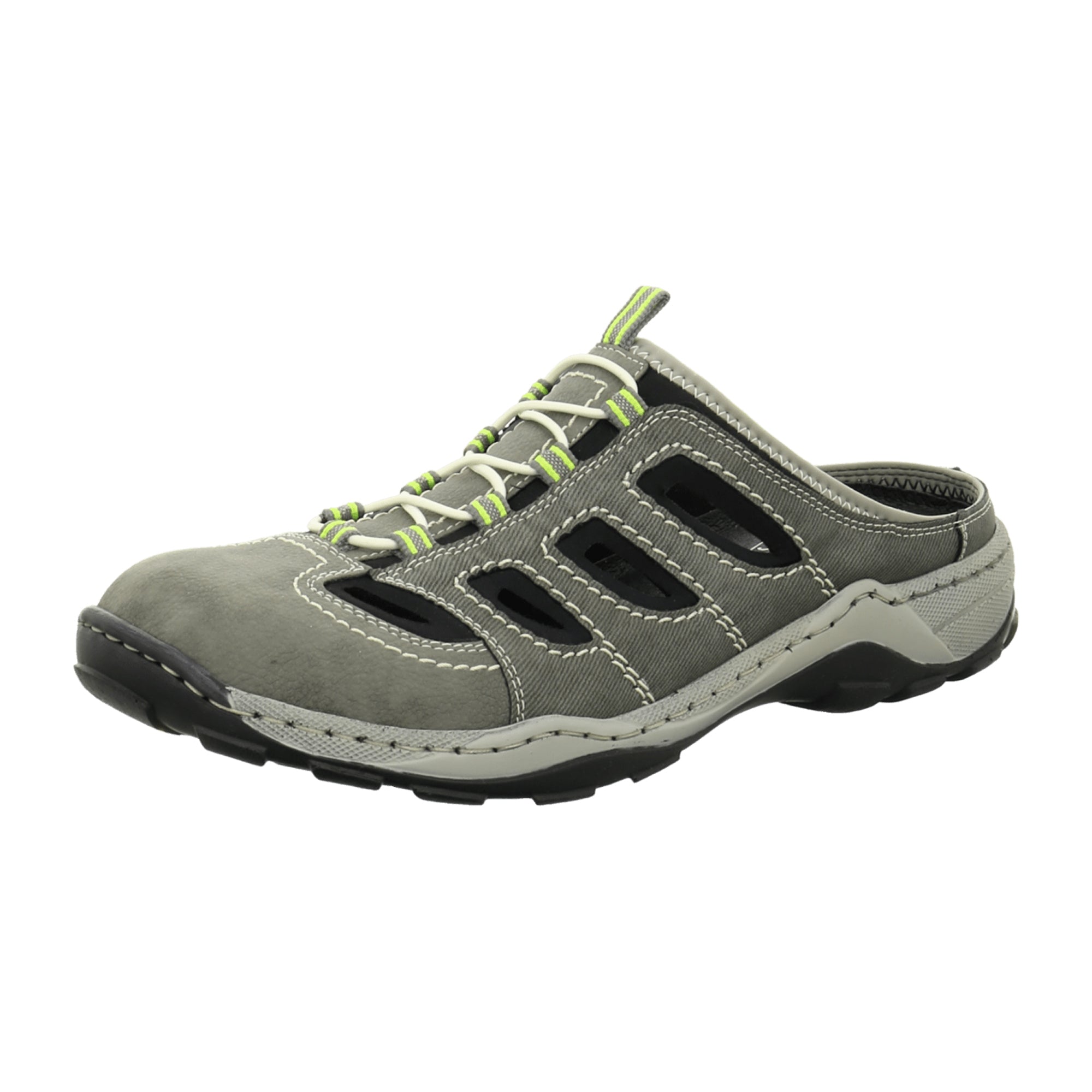 Rieker Comfortable Men's Sandals in Gray Stylish and Supportive Footwear