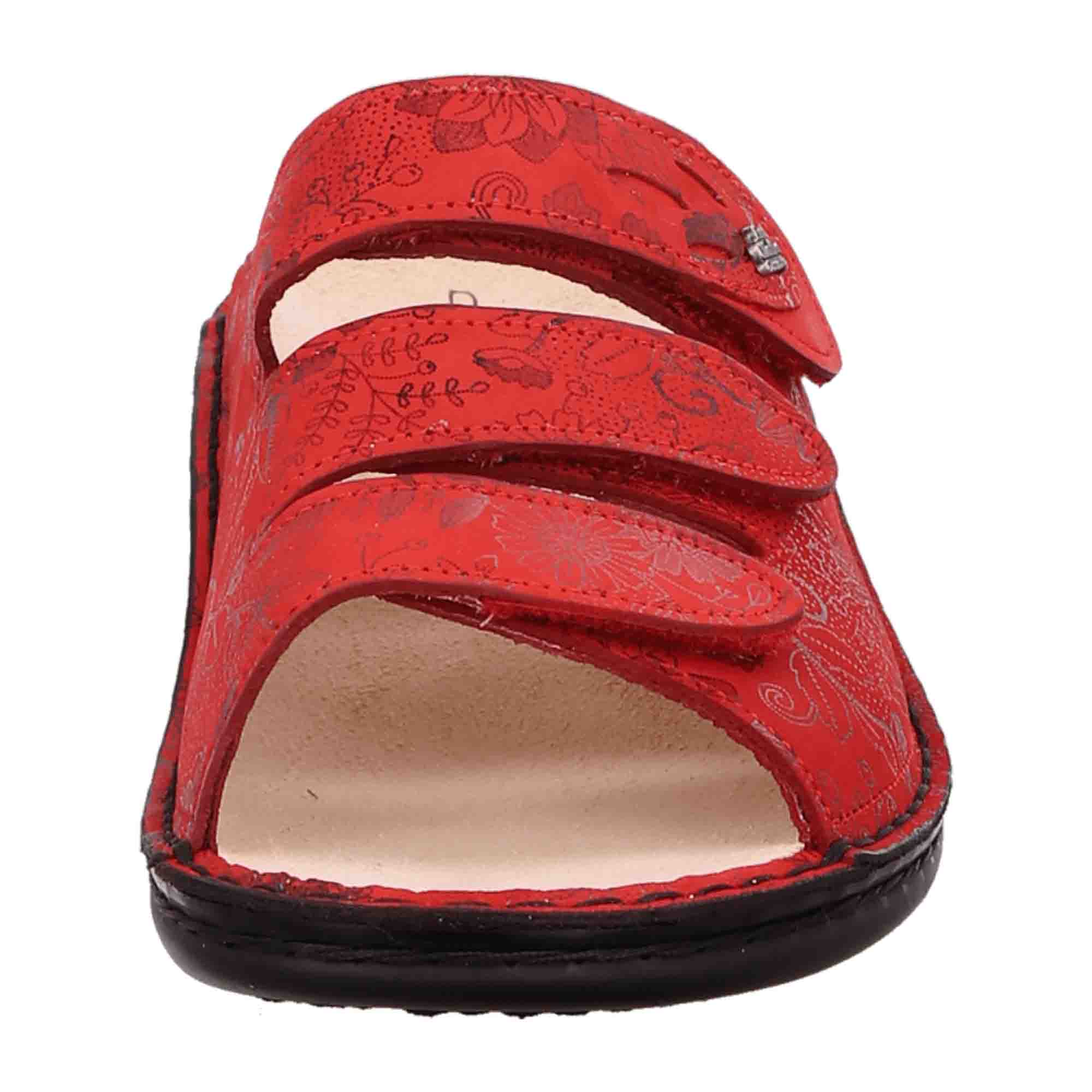 Finn Comfort Kos Women's Red Sandals - Stylish & Comfortable