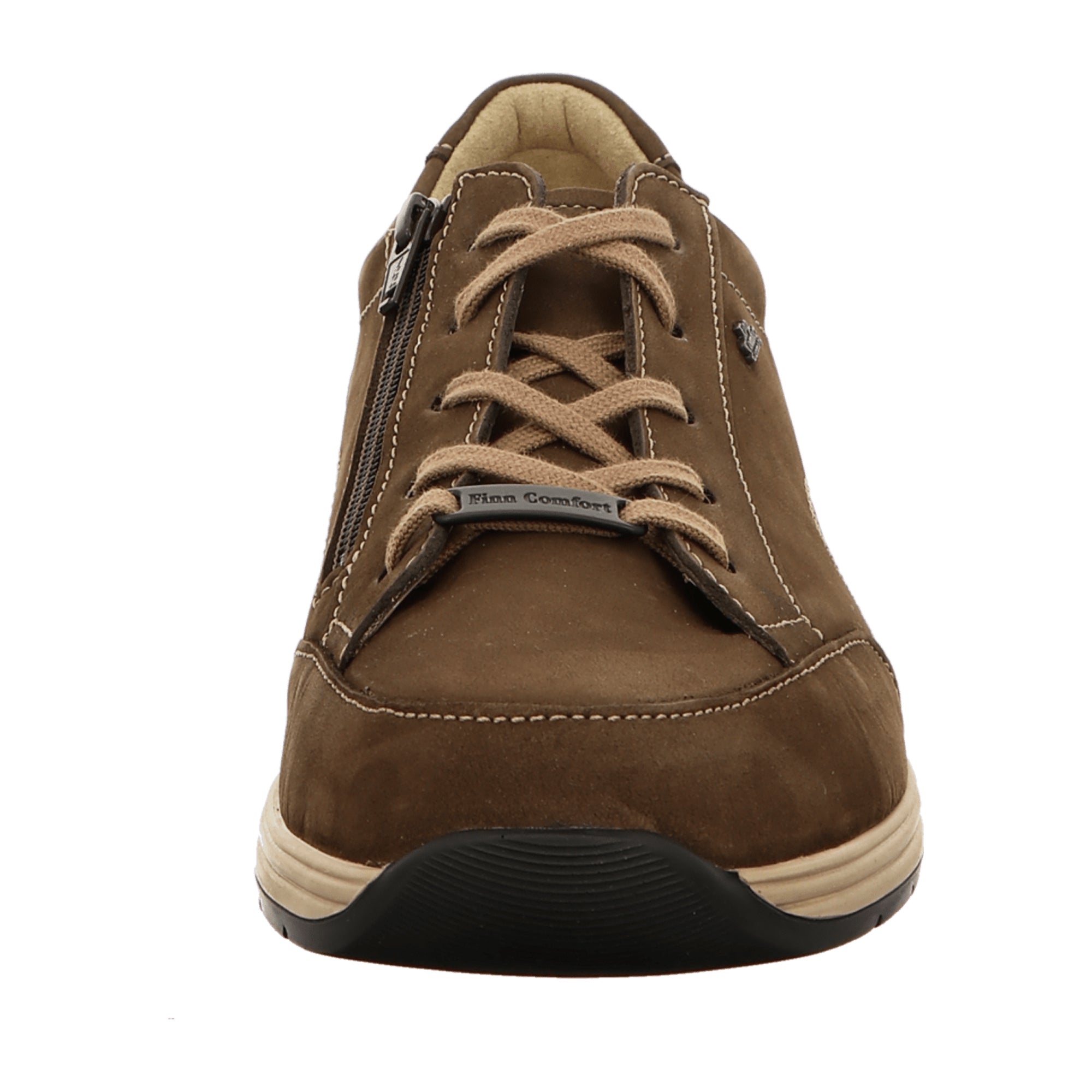 Finn Comfort Osorno Men's Comfortable Leather Shoes in Brown
