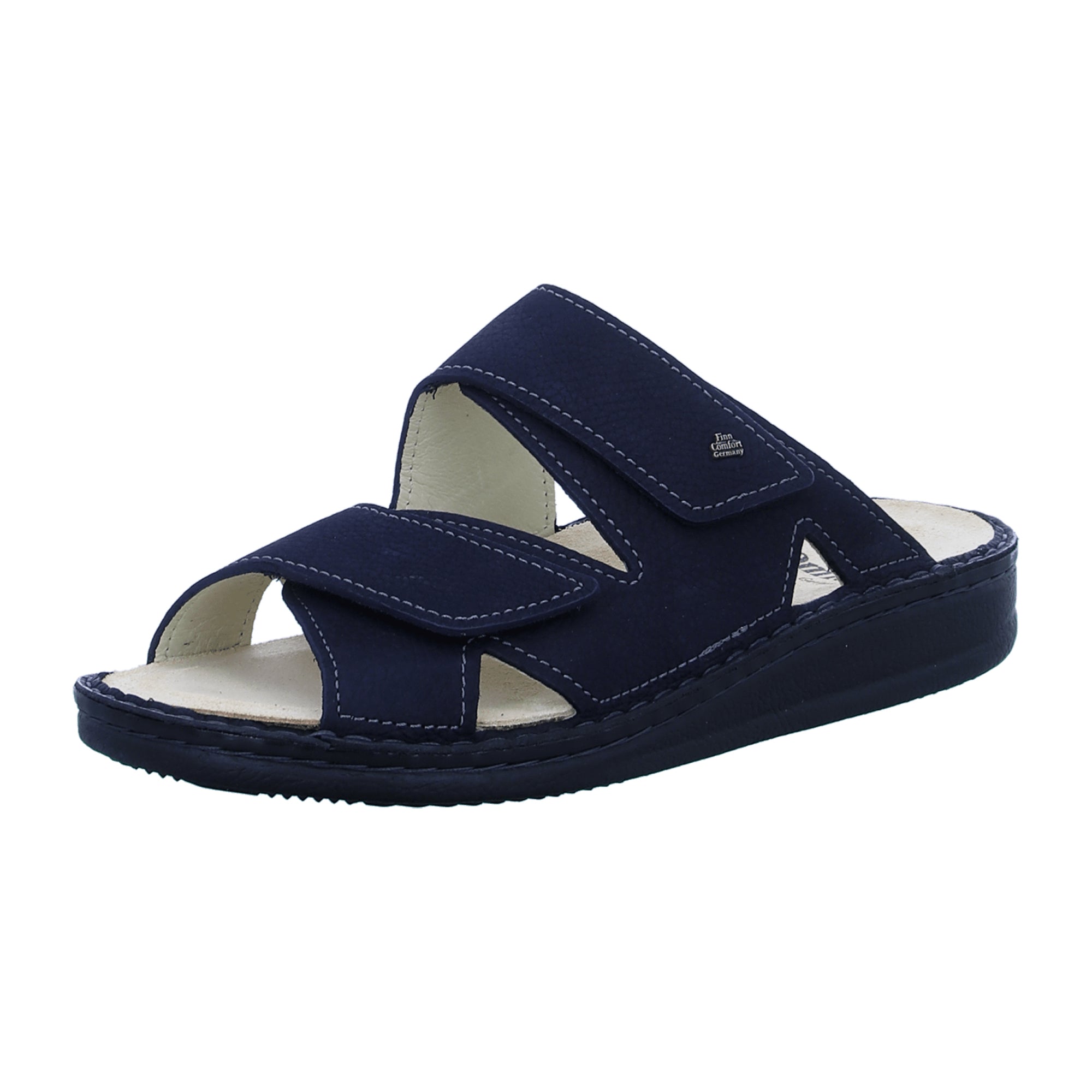 Finn Comfort Danzig-S Men's Comfort Sandals - Stylish Blue Leather