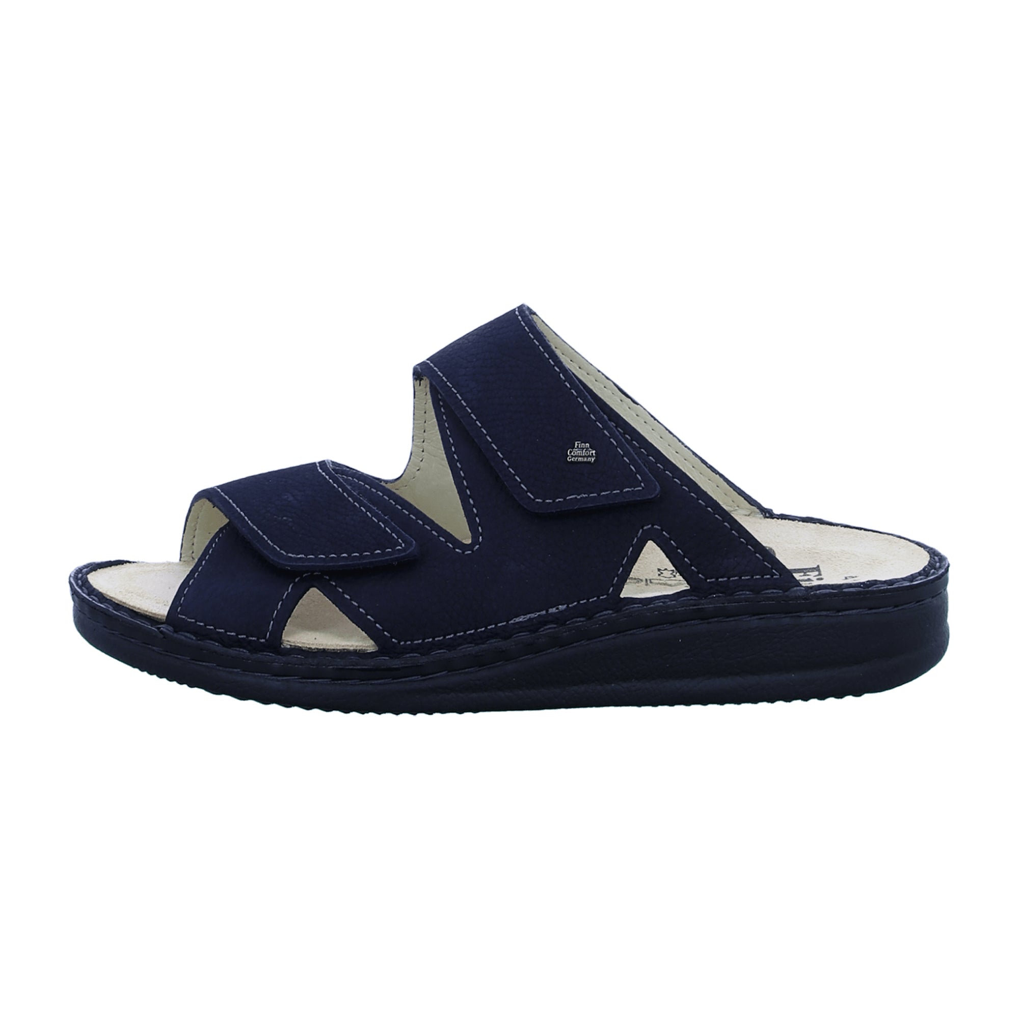 Finn Comfort Danzig-S Men's Comfort Sandals - Stylish Blue Leather