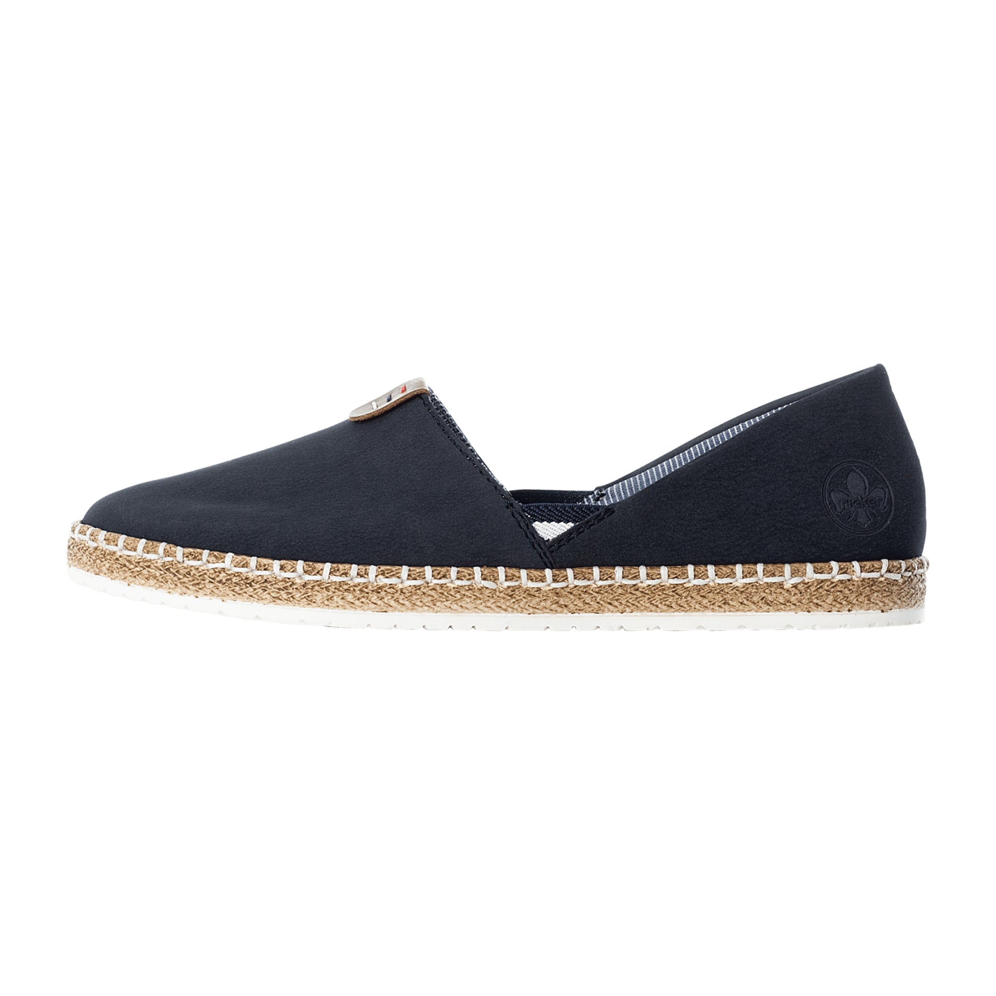 Rieker Women's Blue Casual Slip-On Shoes Comfortable Lightweight Shock Absorbing