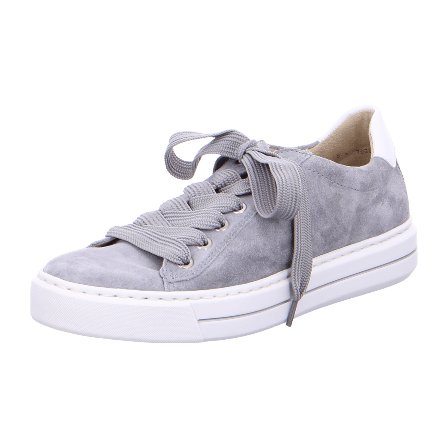 ARA COURTYARD C Women's Suede Sneakers with Lace-Up Closure in Grey