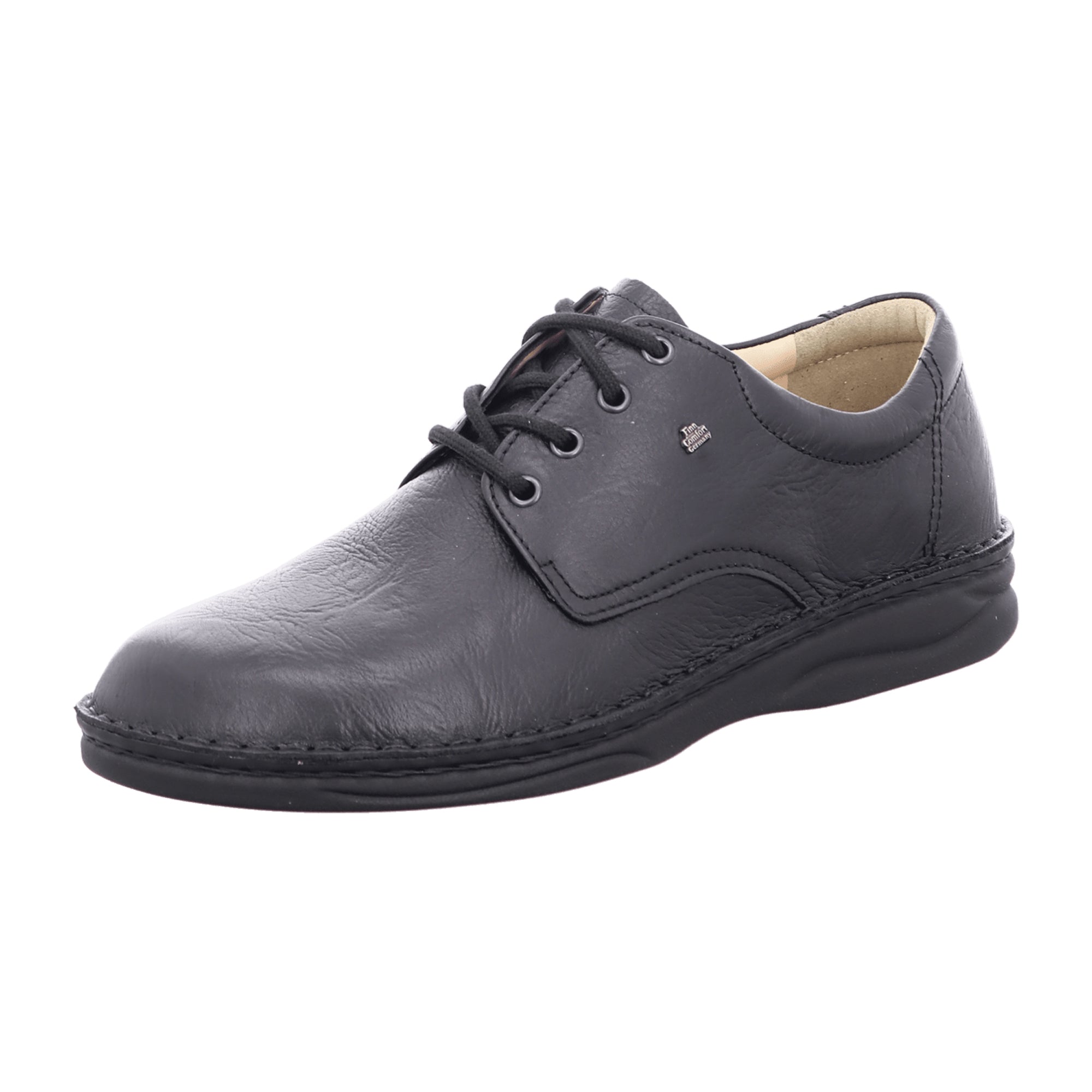Finn Comfort Metz Men's Black Comfort Shoes - Optimal Stability & Shock Absorption