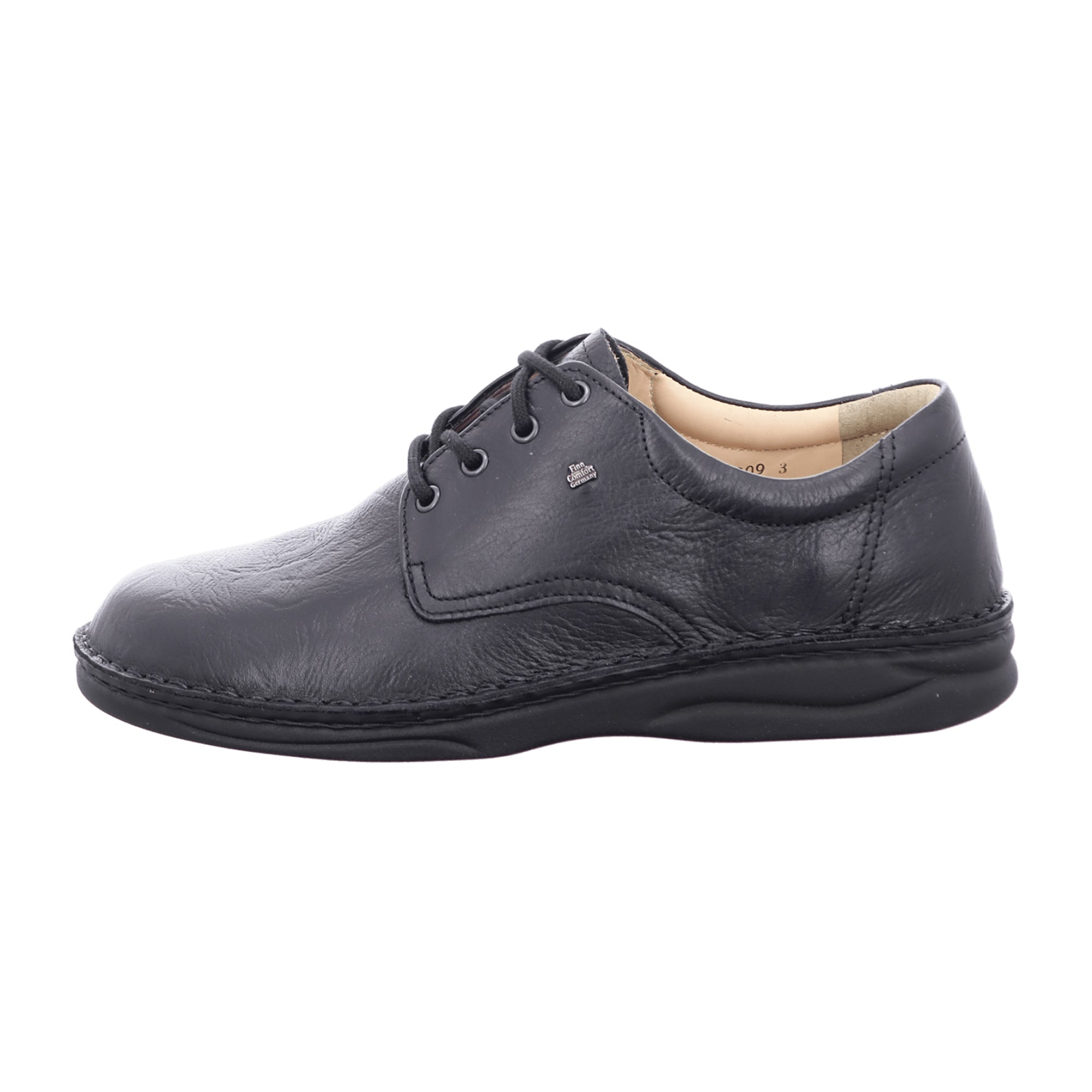 Finn Comfort Metz Men's Black Comfort Shoes - Optimal Stability & Shock Absorption - Bartel-Shop