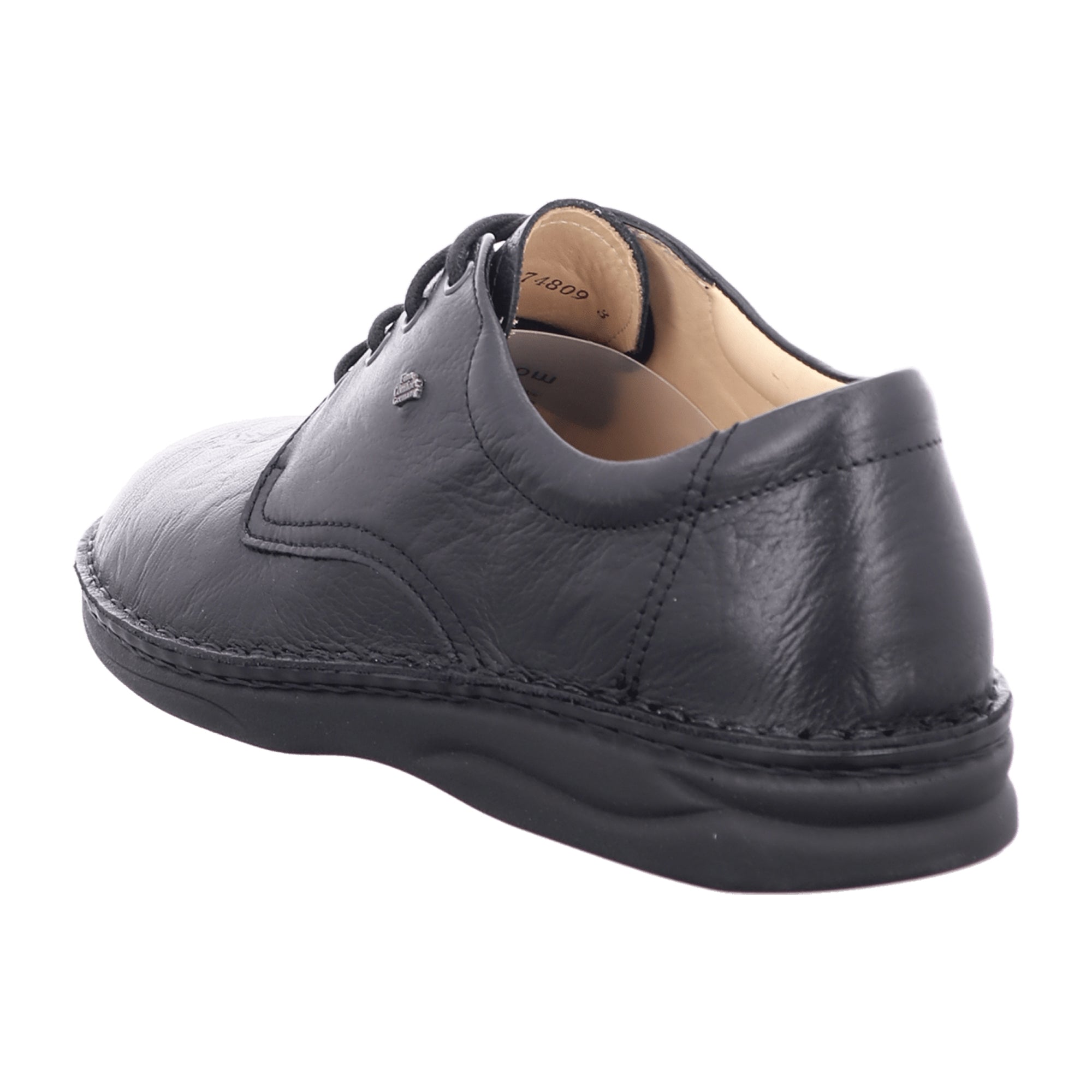 Finn Comfort Metz Men's Black Comfort Shoes - Optimal Stability & Shock Absorption - Bartel-Shop