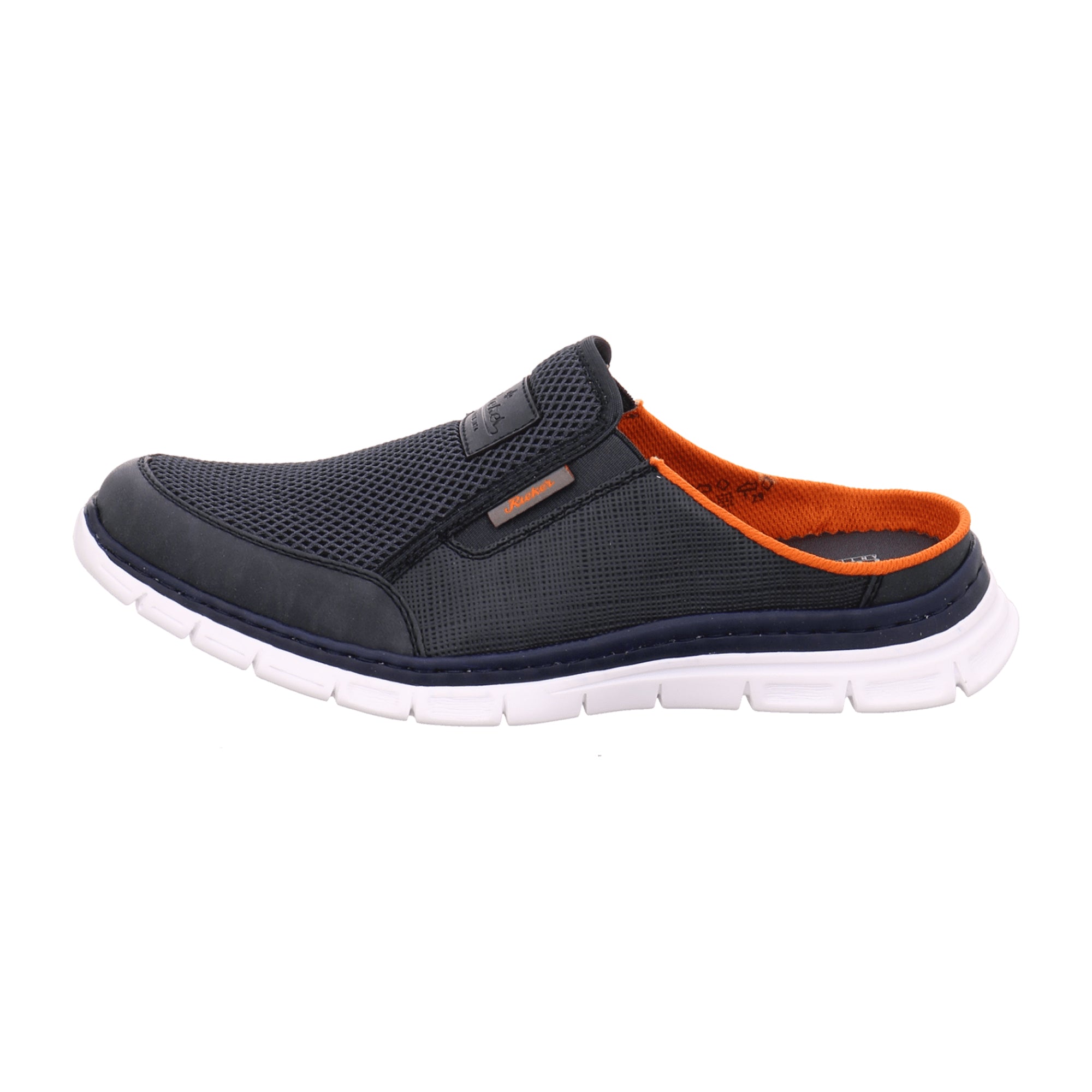 Rieker Bastia Airmesh Men's Slip-On Shoes Blue Synthetic Textile Spring Summer