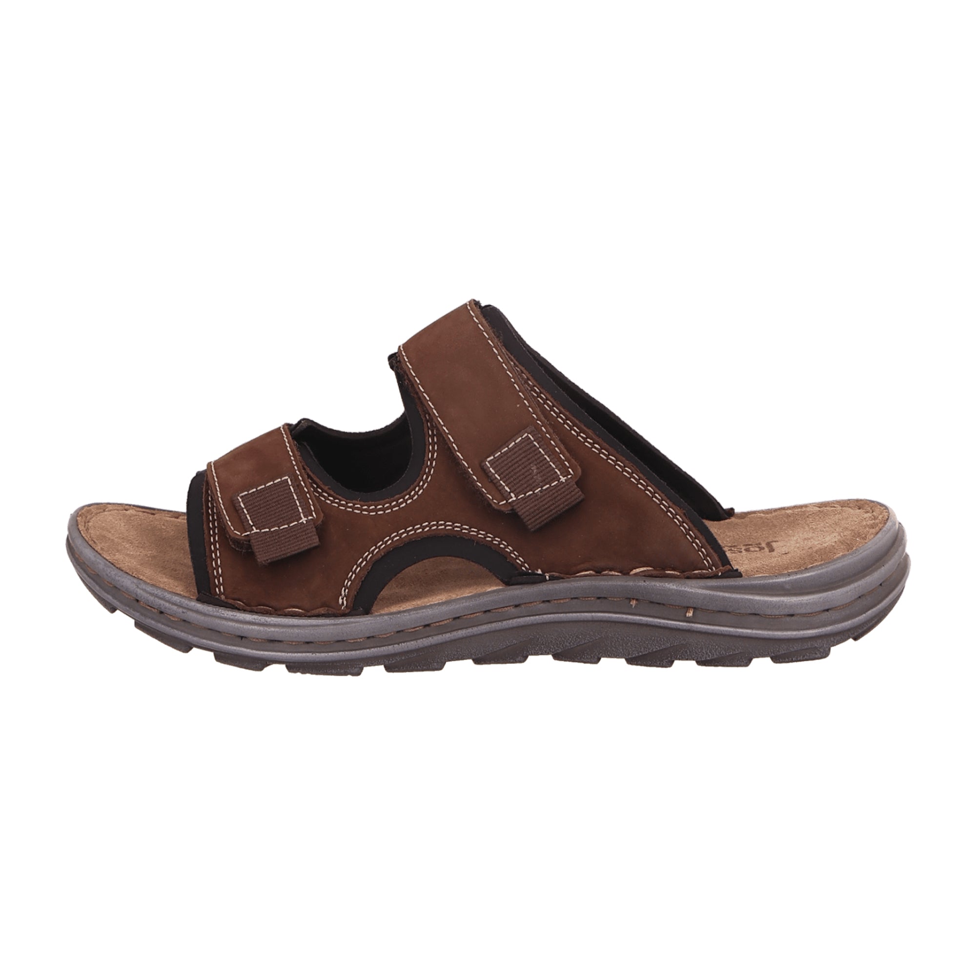 Josef Seibel Men's Brown Slide Sandal - Bartel-Shop