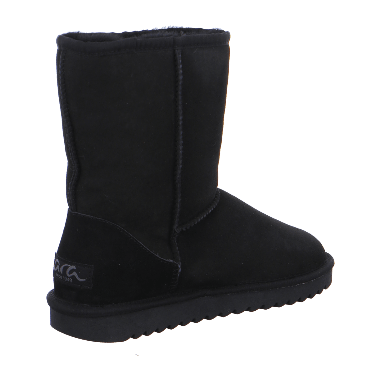 ARA ALASKA Women's Winter Boots Slip-On Suede Leather Fur Lined Warm Black