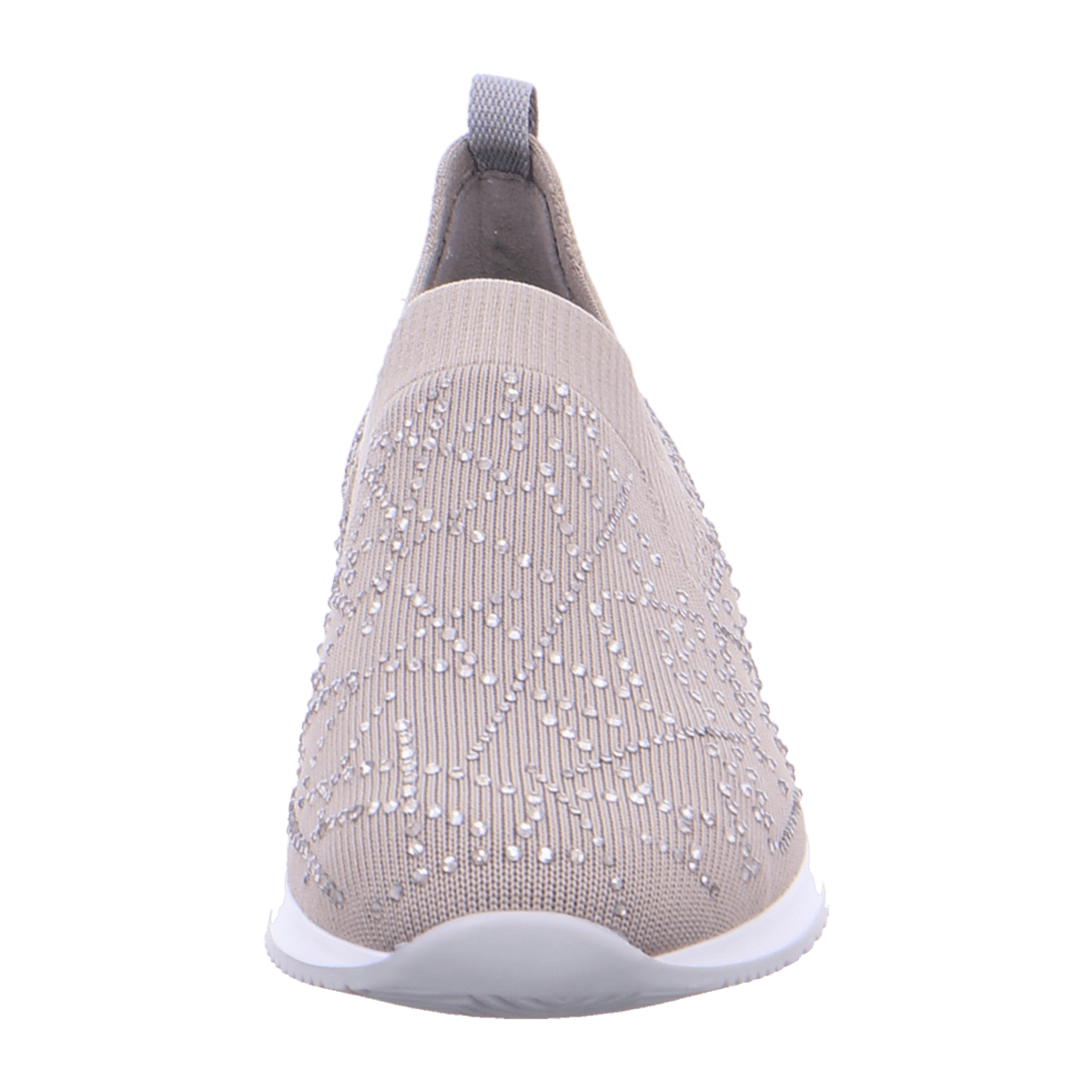 ARA LISBON LI Women's Ankle Boots in Grey Nubuck Leather with Pull-On Closure and Round Toe