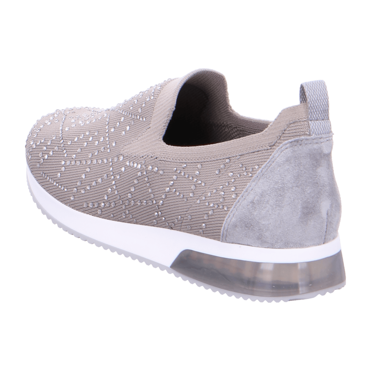 ARA LISBON LI Women's Ankle Boots in Grey Nubuck Leather with Pull-On Closure and Round Toe