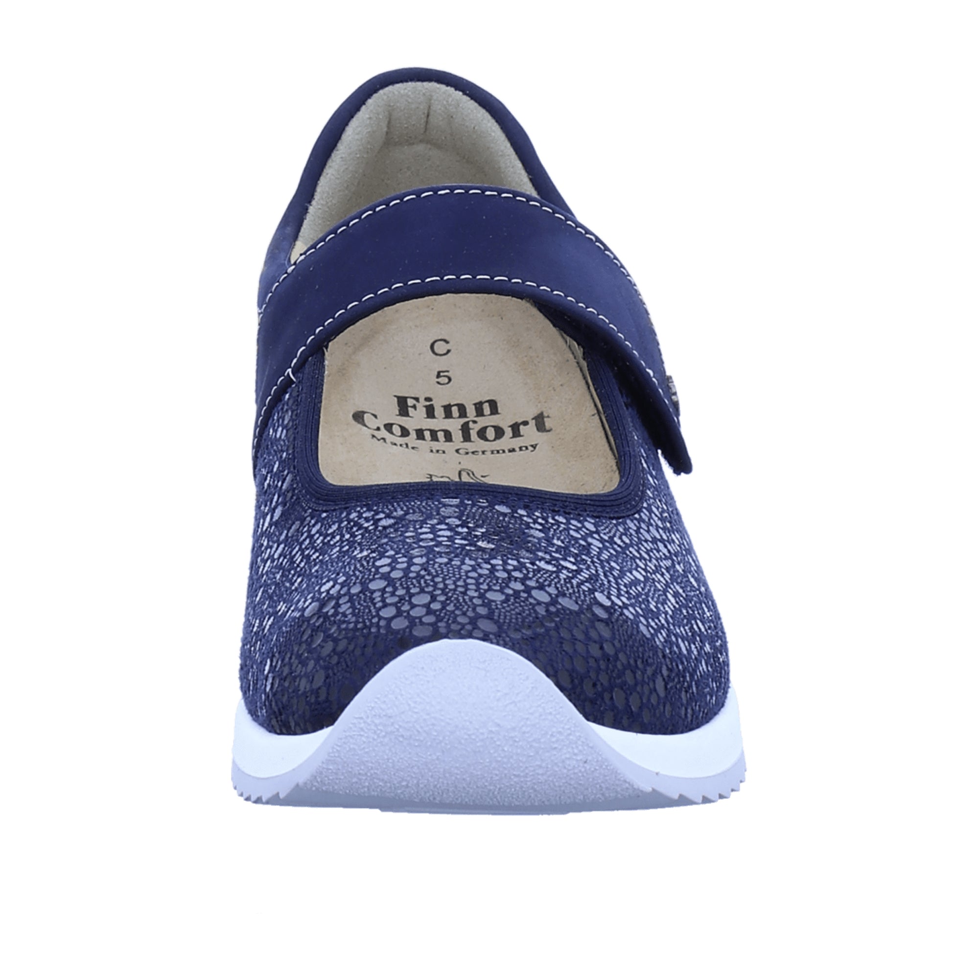 Finn Comfort Assenza Women's Comfort Shoes - Stylish Blue Leather