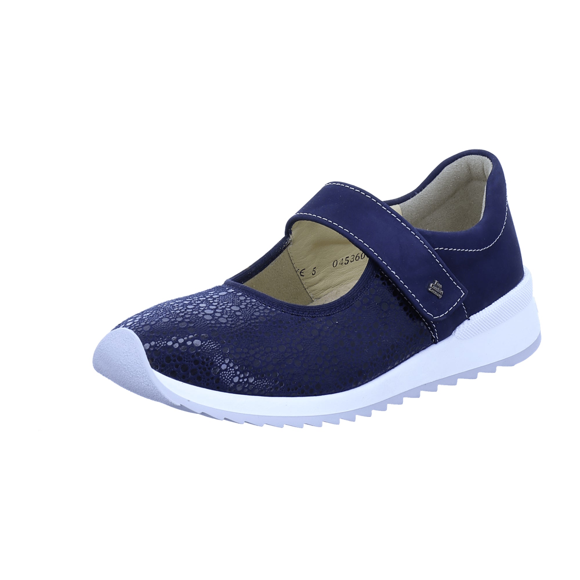 Finn Comfort Assenza Women's Comfort Shoes - Stylish Blue Leather