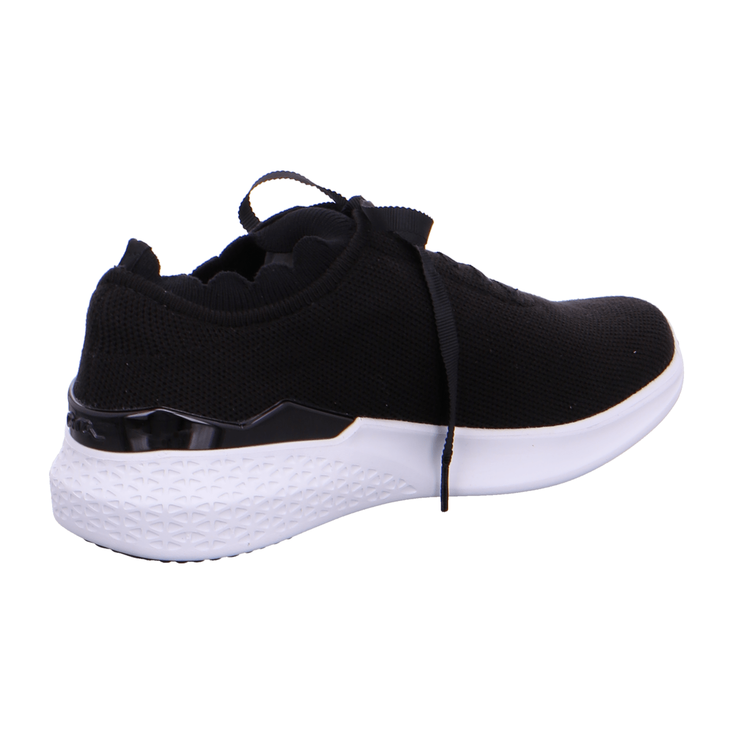 ARA MAYA Women's Suede Slip-On Sneakers in Black