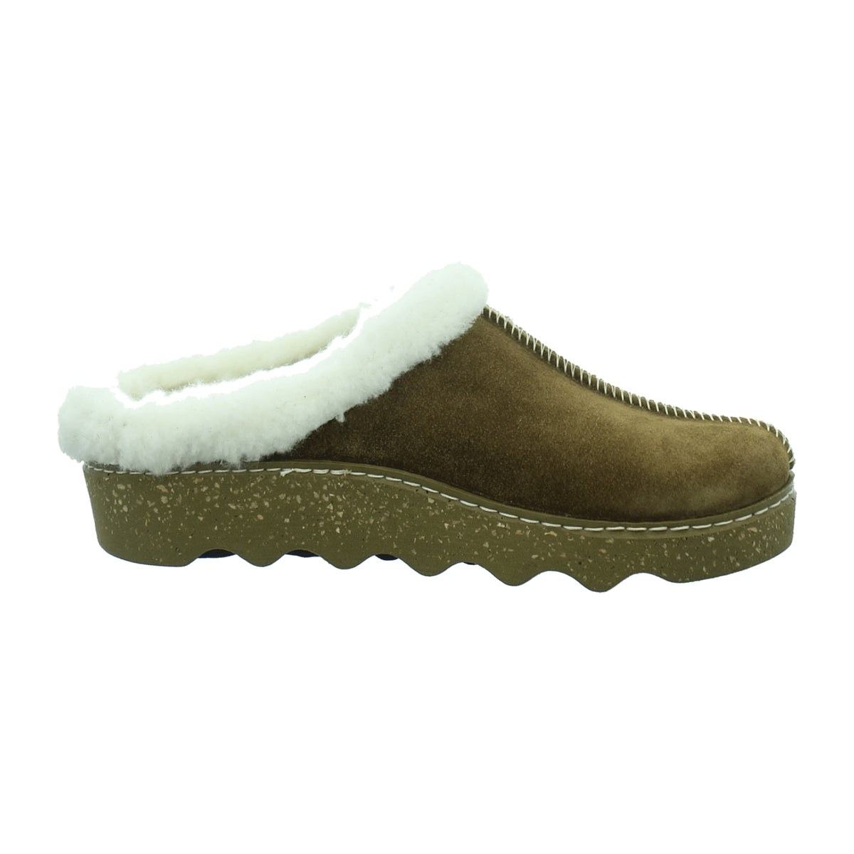 Rohde Women's Brown Slippers Comfortable Warm Lined Suede Slip-On House Shoes - Bartel-Shop