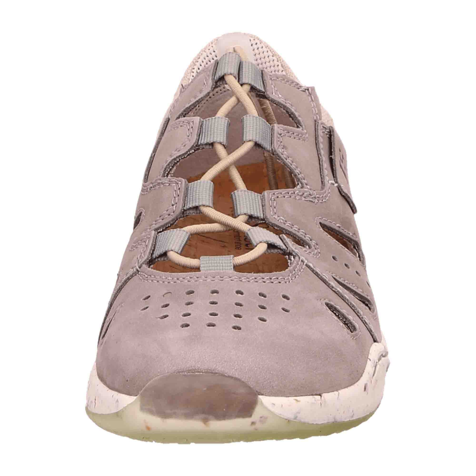 Josef Seibel Ricky 17 69417 TE751 711 Grey Combination Women's Sling Flat Shoes