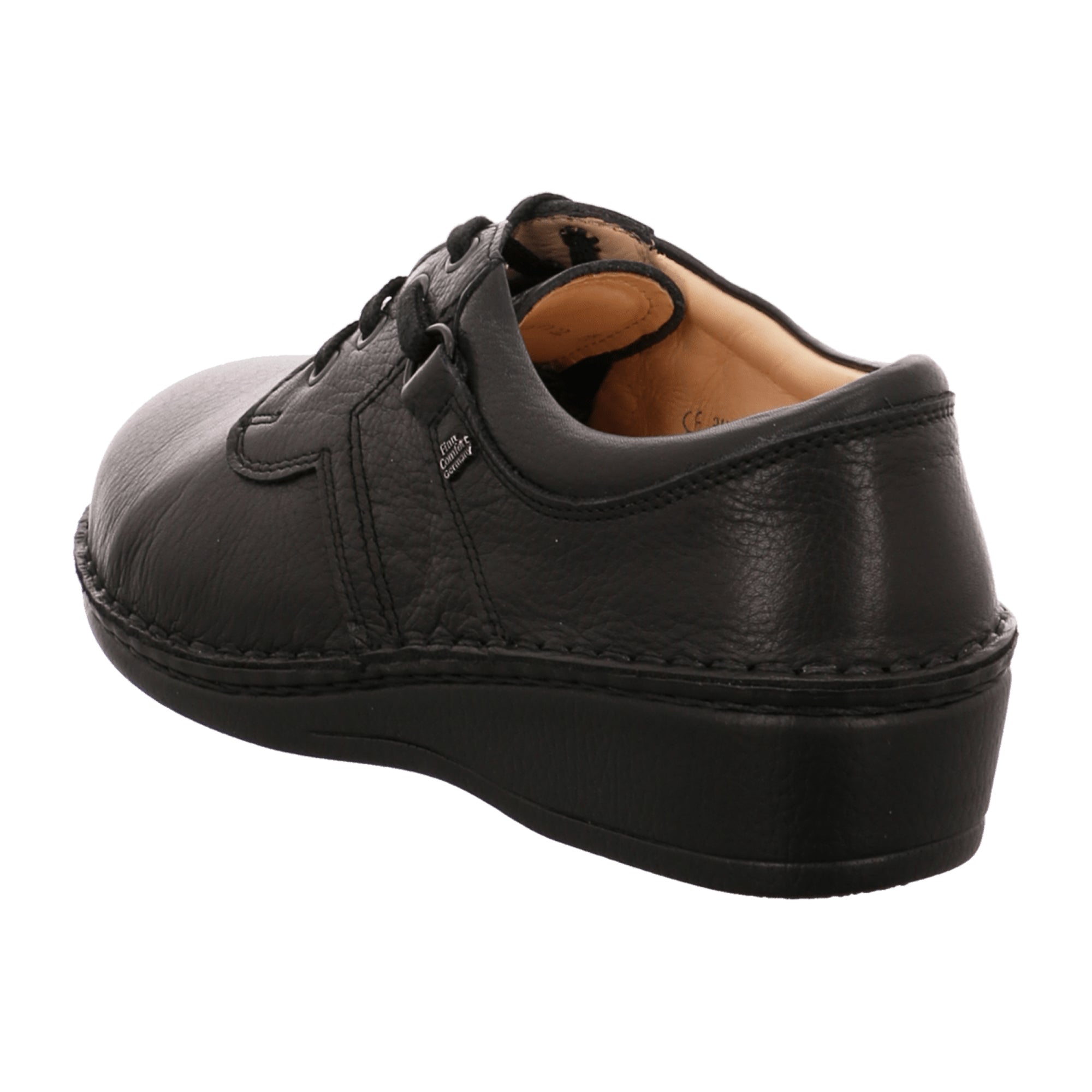 Finn Comfort 96101 Women's Orthopedic Black Leather Shoes - Stylish & Comfortable