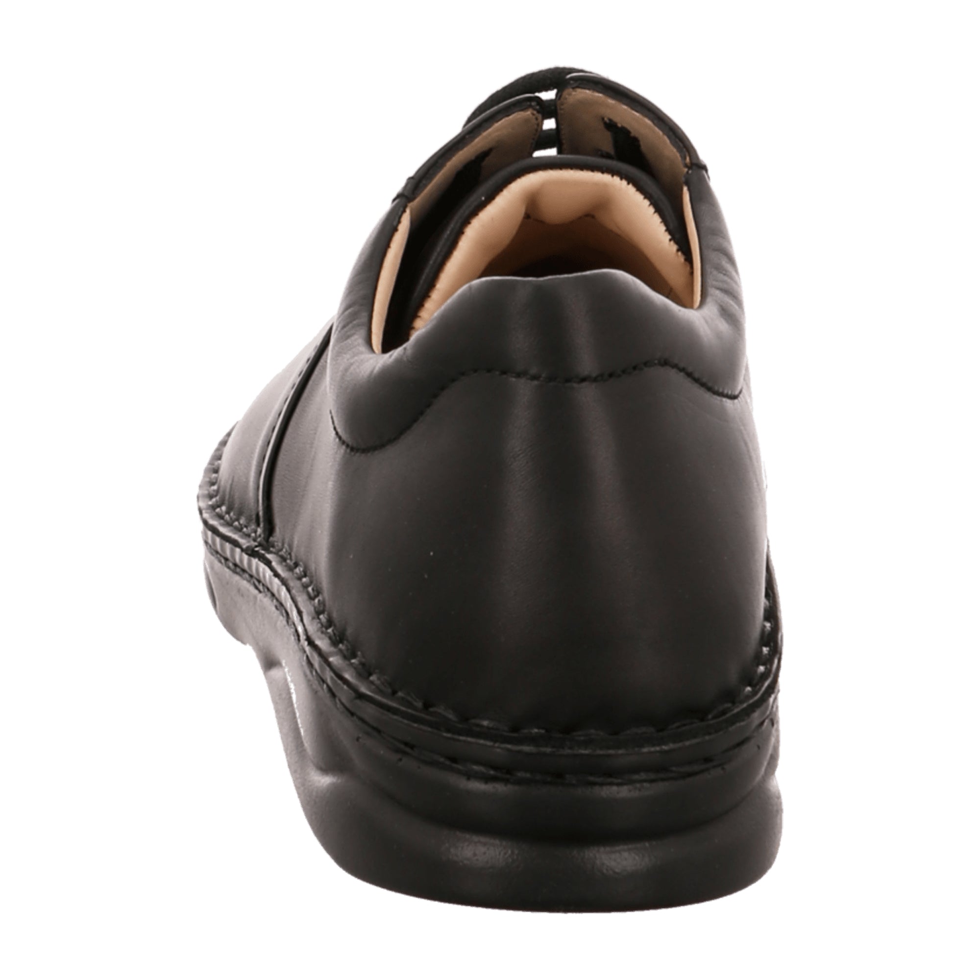 Finn Comfort Dijon Men's Black Leather Dress Shoes - Stylish & Comfortable