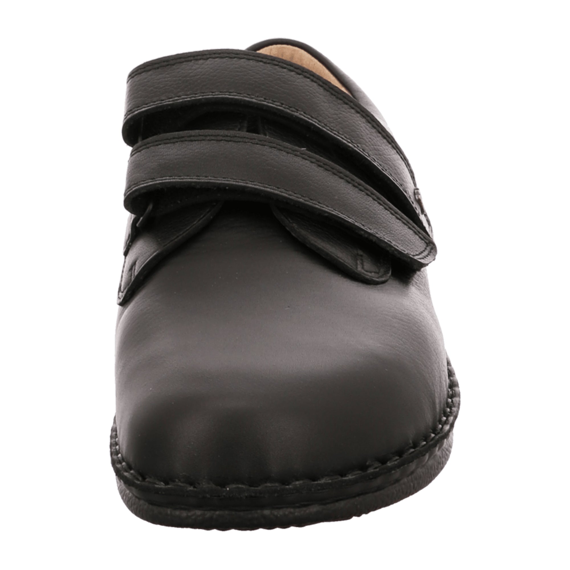 Finn Comfort Men's Comfortable Black Slip-On Shoes | Stylish & Durable Footwear for Young Adults