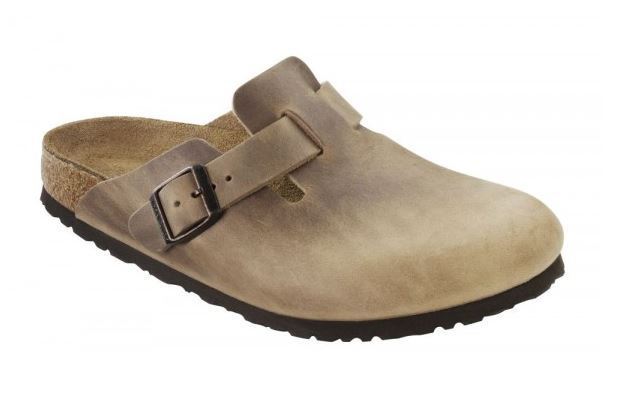 Birkenstock Boston Clogs Slip On Leather Mules Tobacco Habana Antique Brown - Bartel-Shop