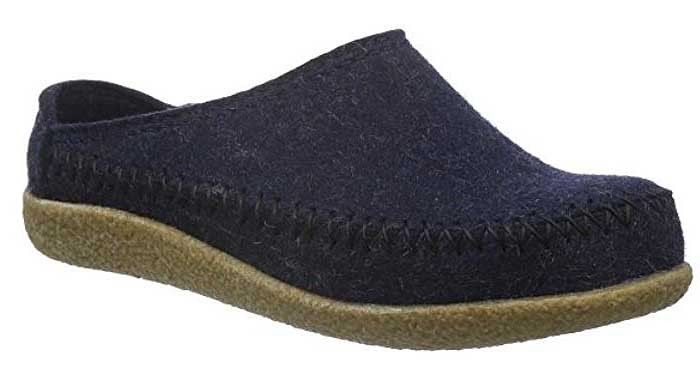 HAFLINGER Blizzard Credo Clogs Mens Womens Sandals Slippers Wool Felt Mule Slip - Bartel-Shop