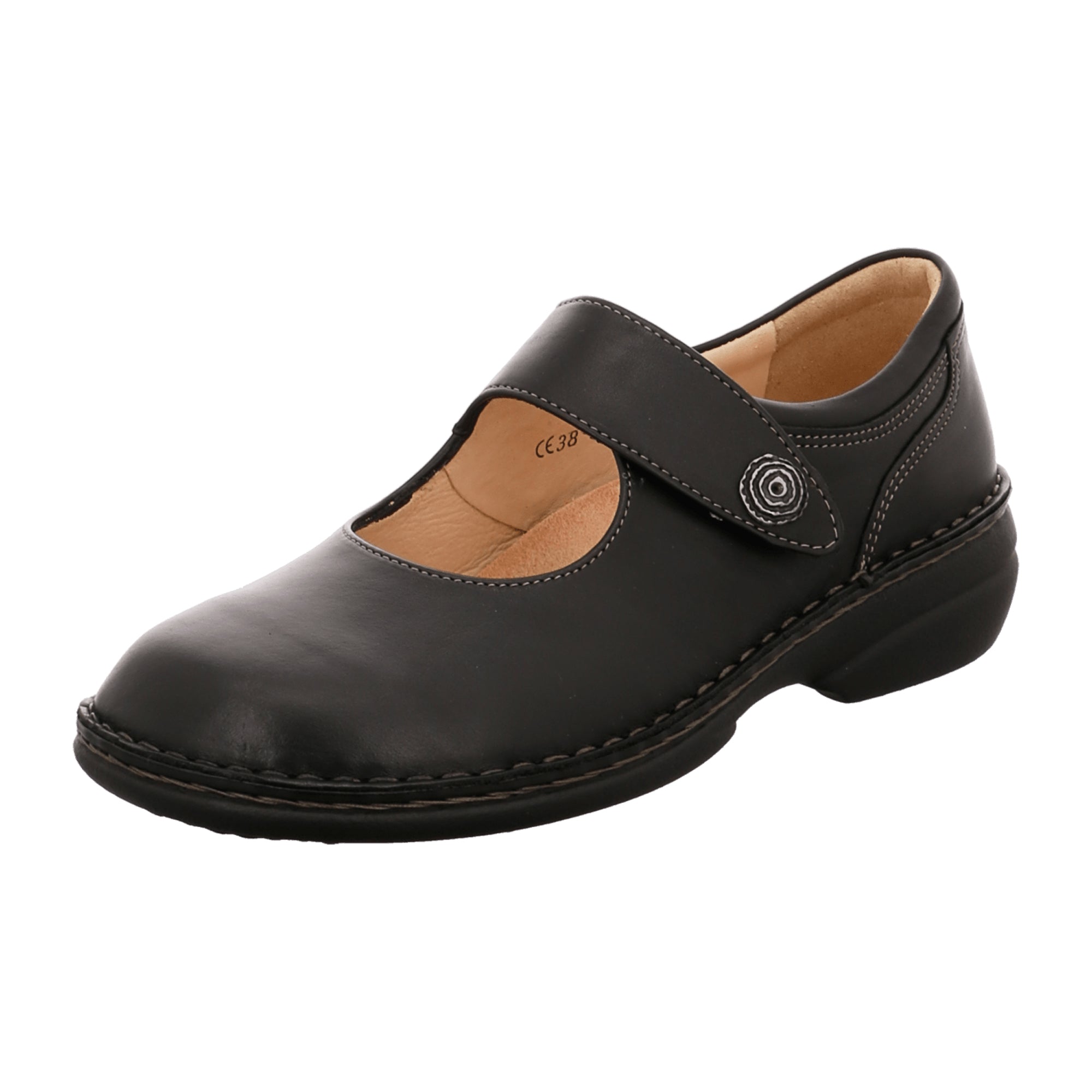 Finn Comfort Laval Women's Black Comfort Shoes - Stylish & Durable