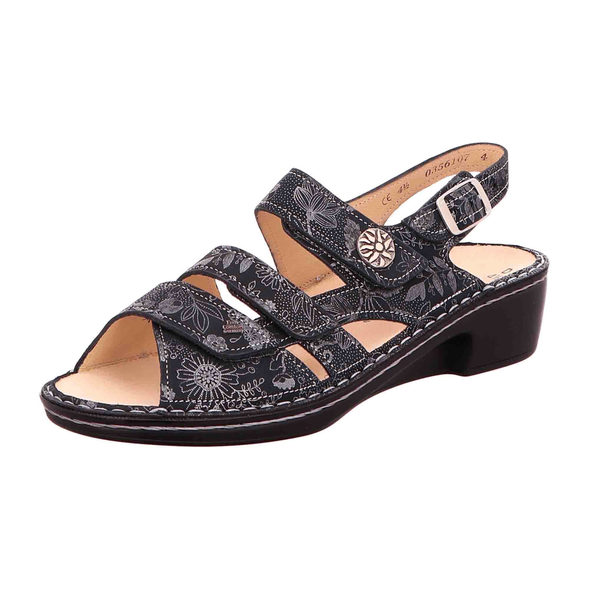Finn Comfort Aversa Women's Comfort Shoes, Elegant Black Leather