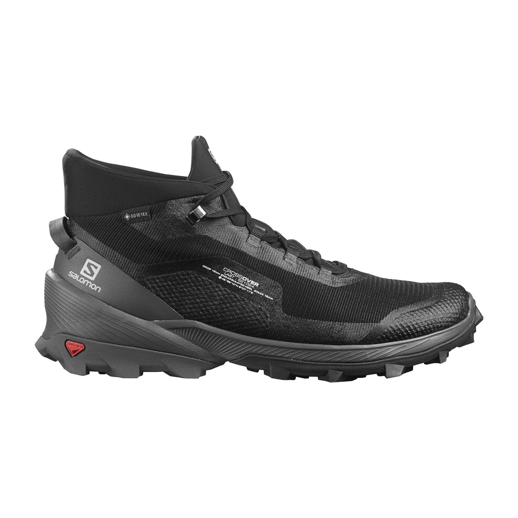 Salomon shoes CROSS OVER CHUKKA GTX B for men, black