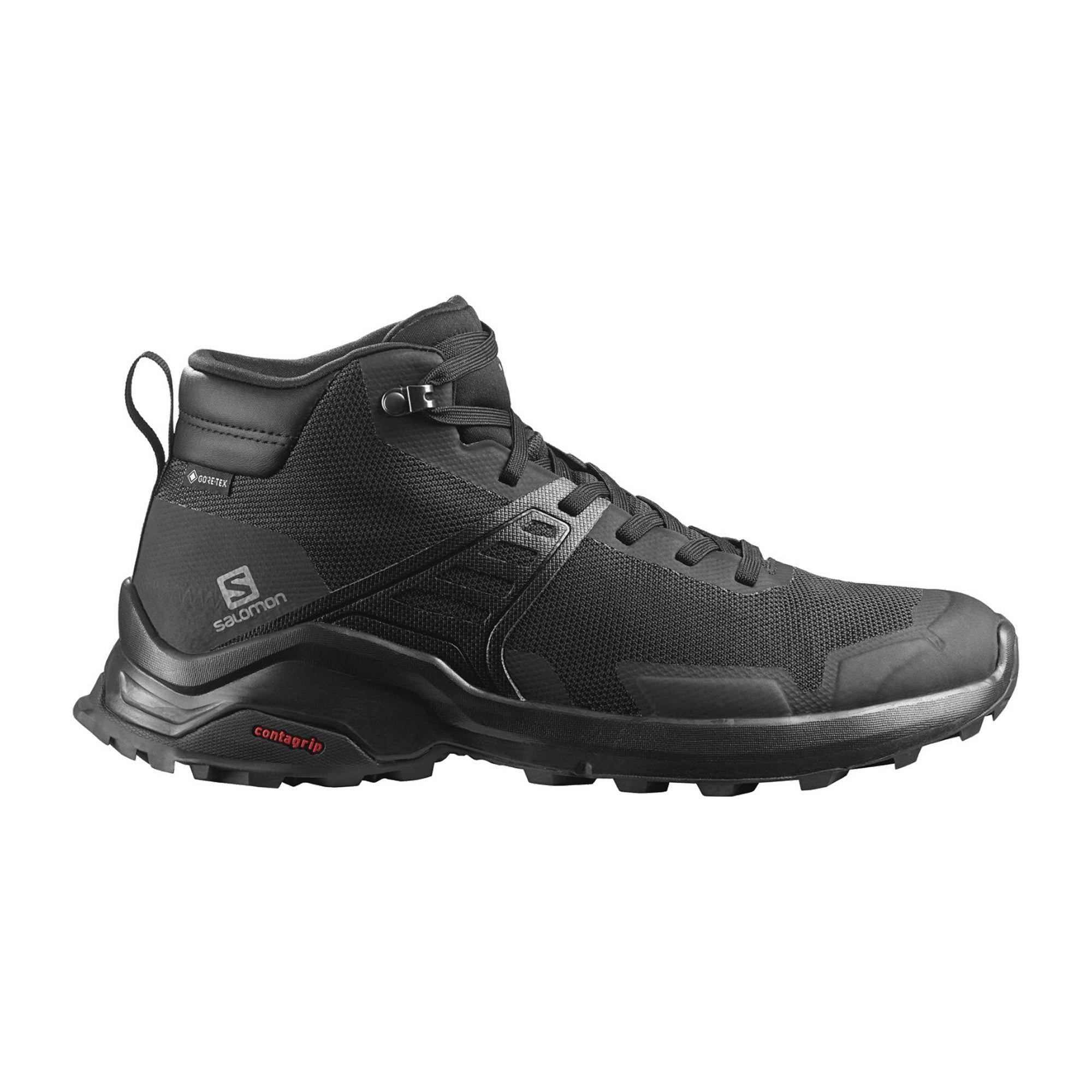 Salomon shoes X RAISE MID GTX Black/Black/ for men, black